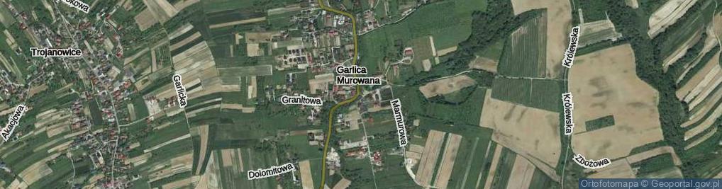 Zdjęcie satelitarne Garlica Murowana ul.
